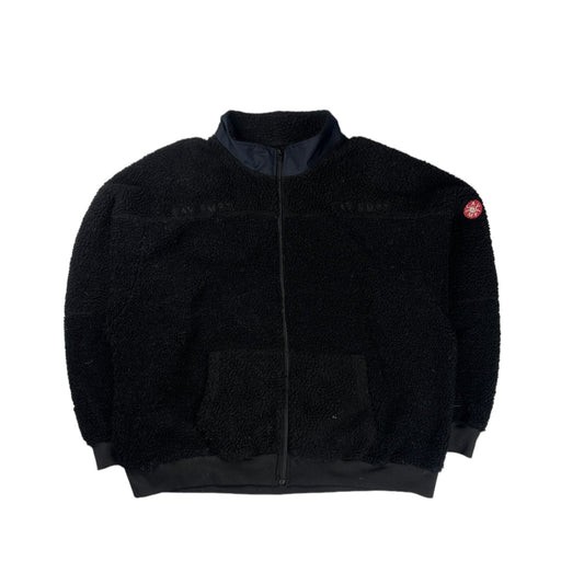 Cav Empt heavy wool Boa fleece zip up jacket