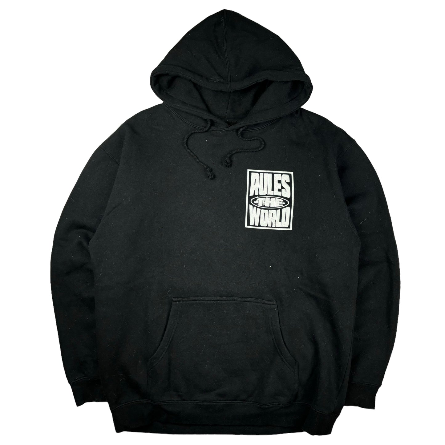 Corteiz ‘Rules the world’ black pullover hoodie