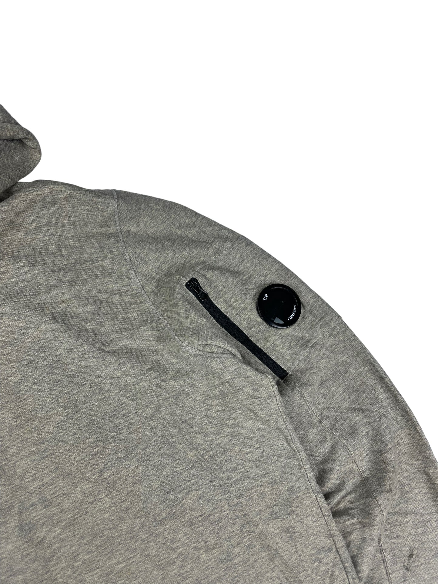 CP company grey pullover hoodie