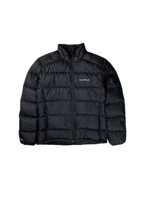 Montbell black down puffer jacket