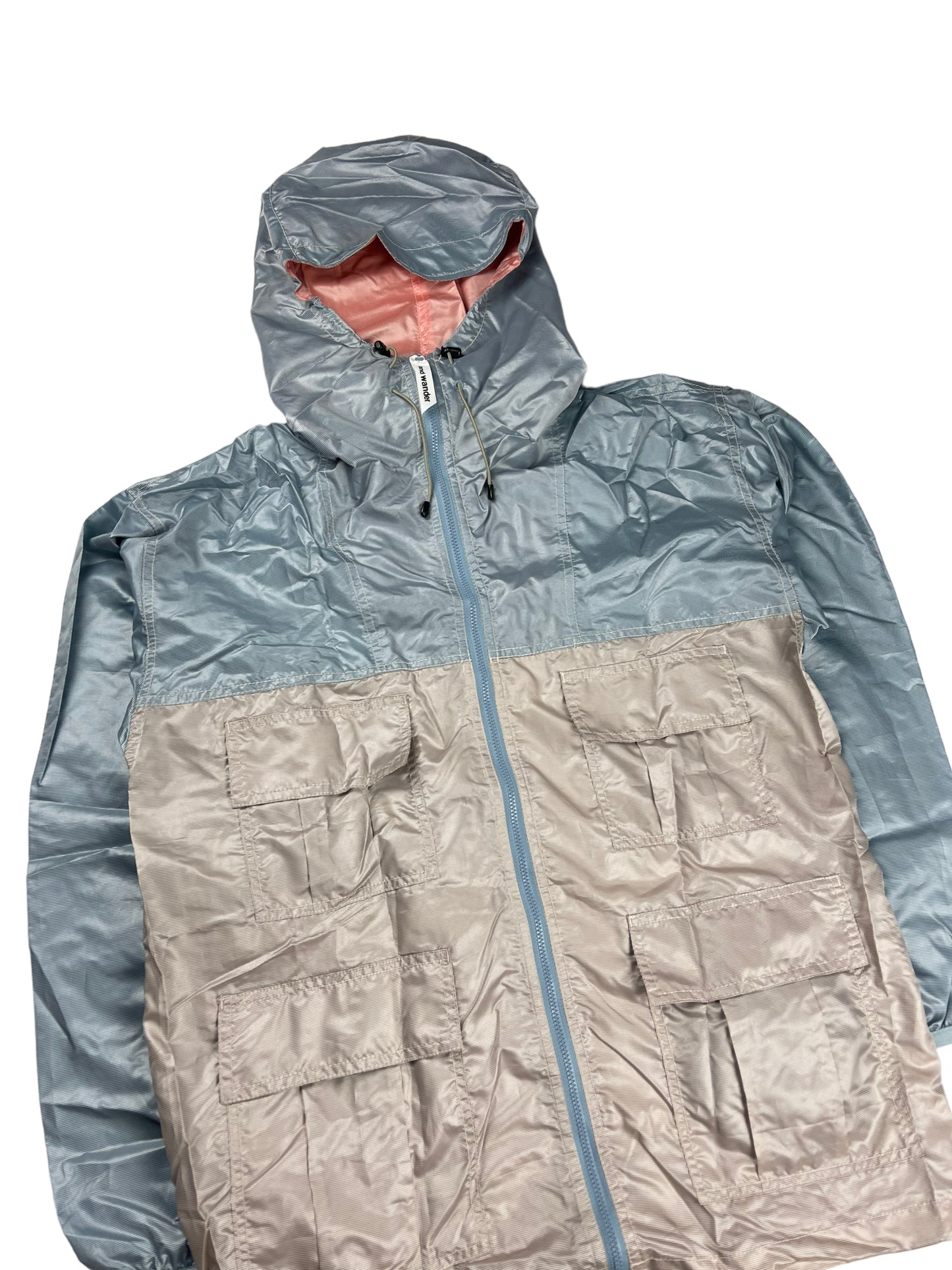 And wander two tone lightweight shell jacket