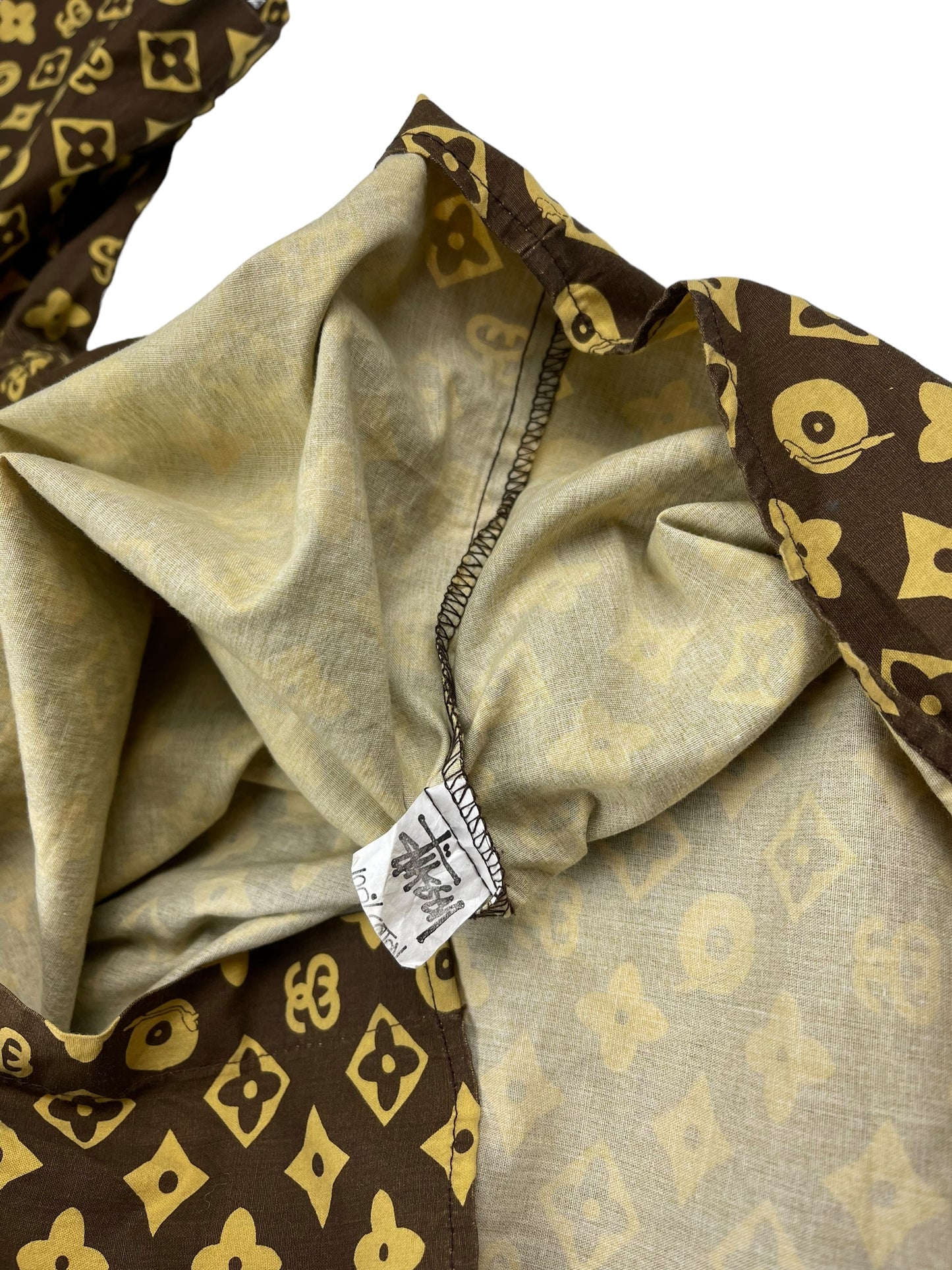 Stussy ‘Louis Vuitton’ Monogram button up shirt