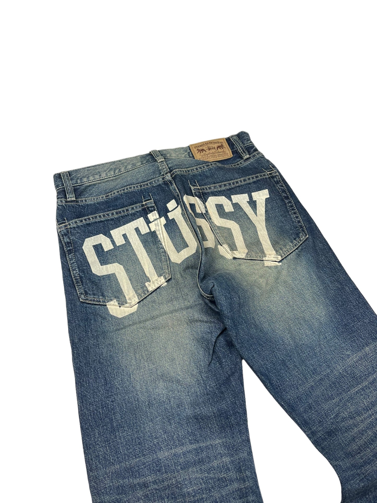 Stussy spellout denim jeans