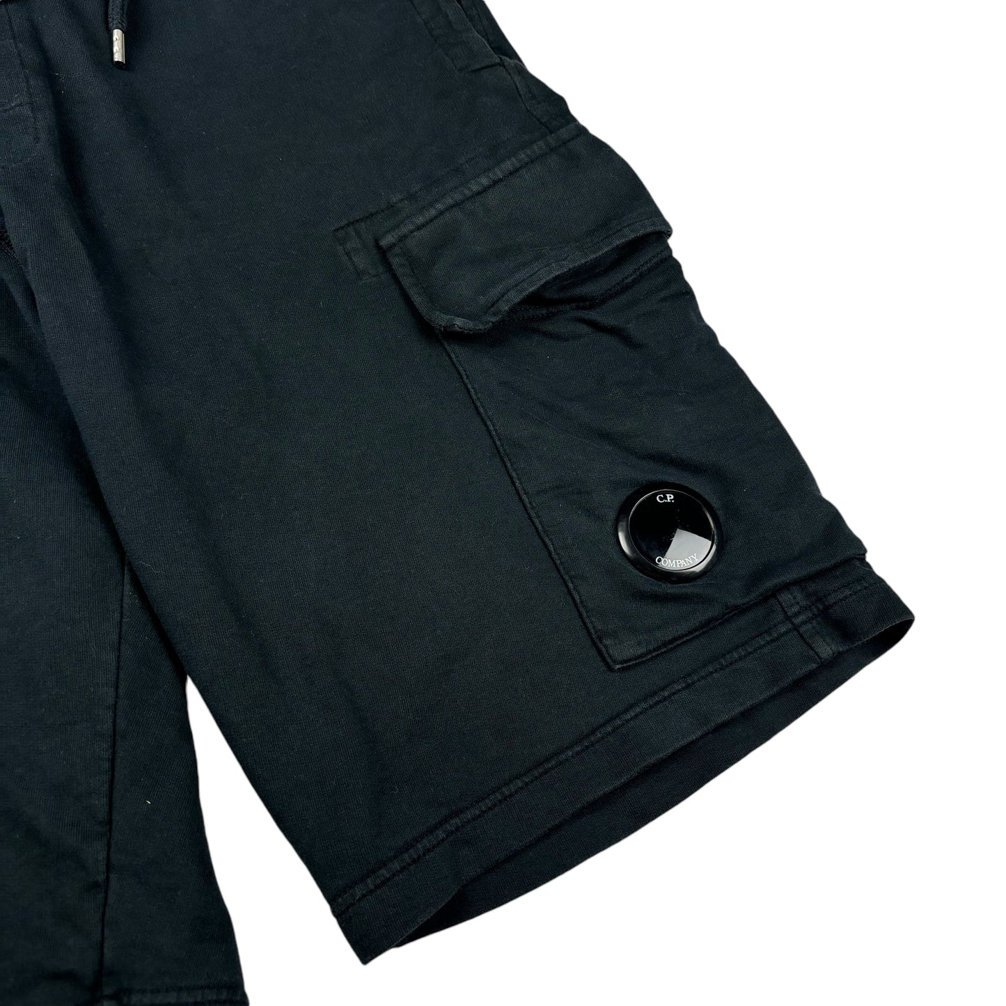 CP company navy sweat shorts