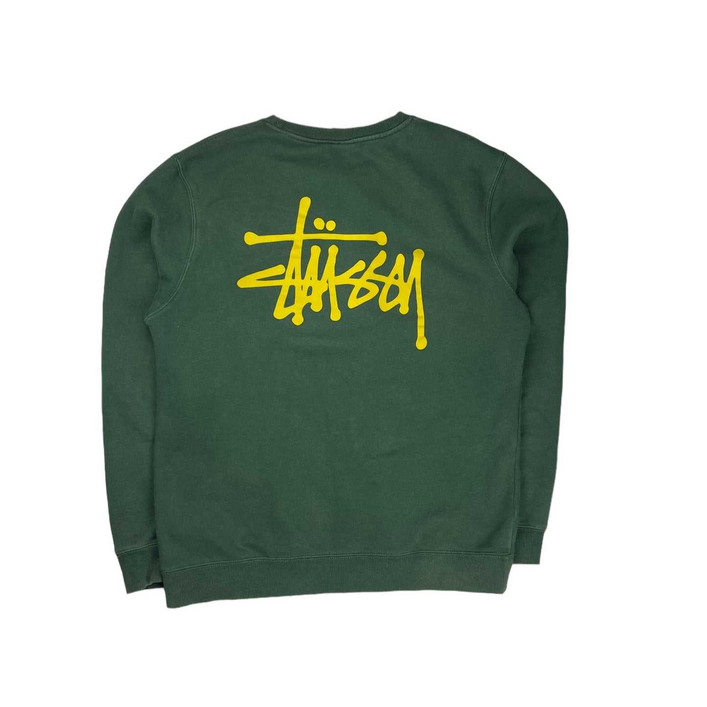 Stussy spellout thick pullover sweatshirt