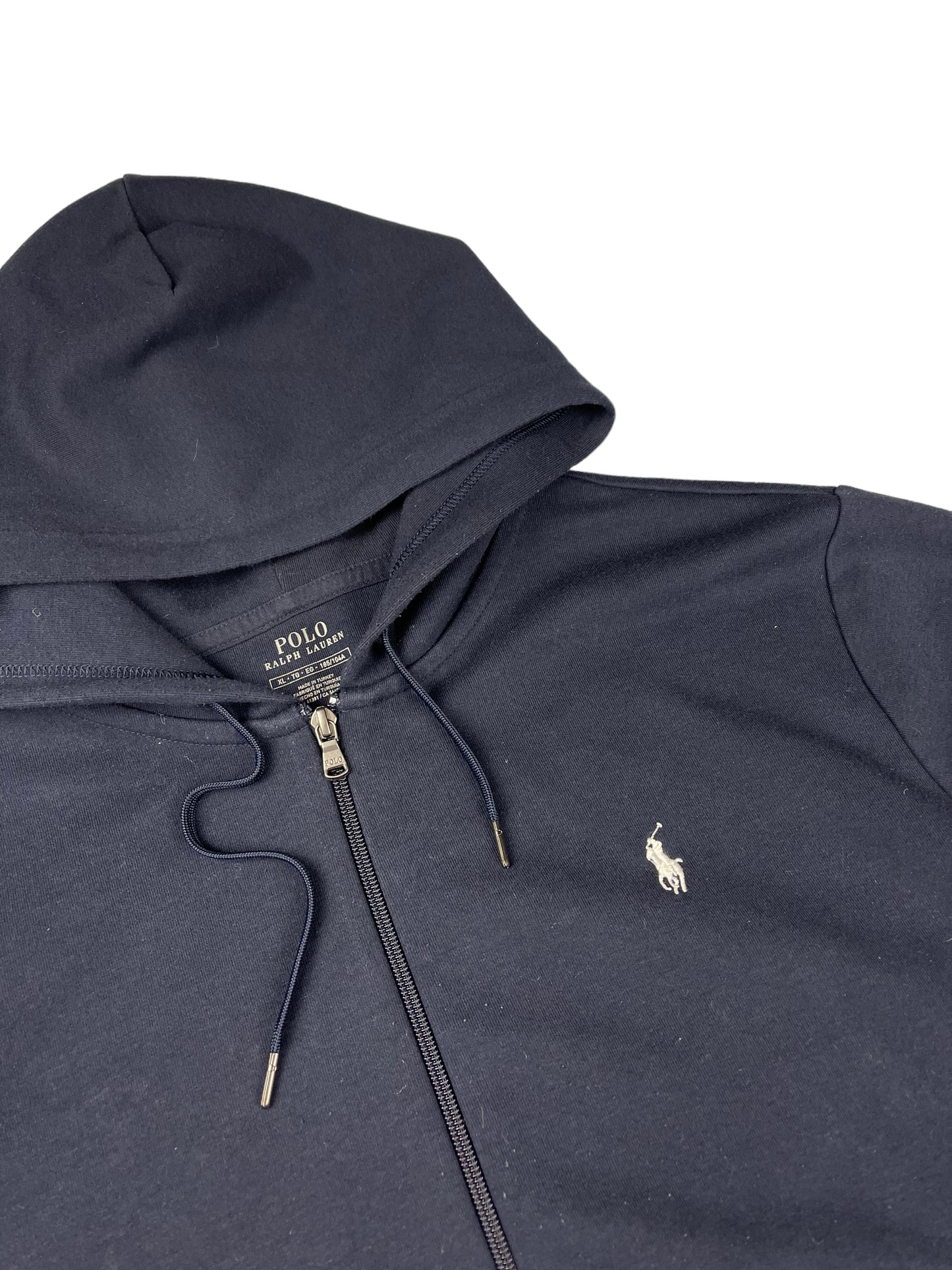 Ralph Lauren navy tech zip up hoodie