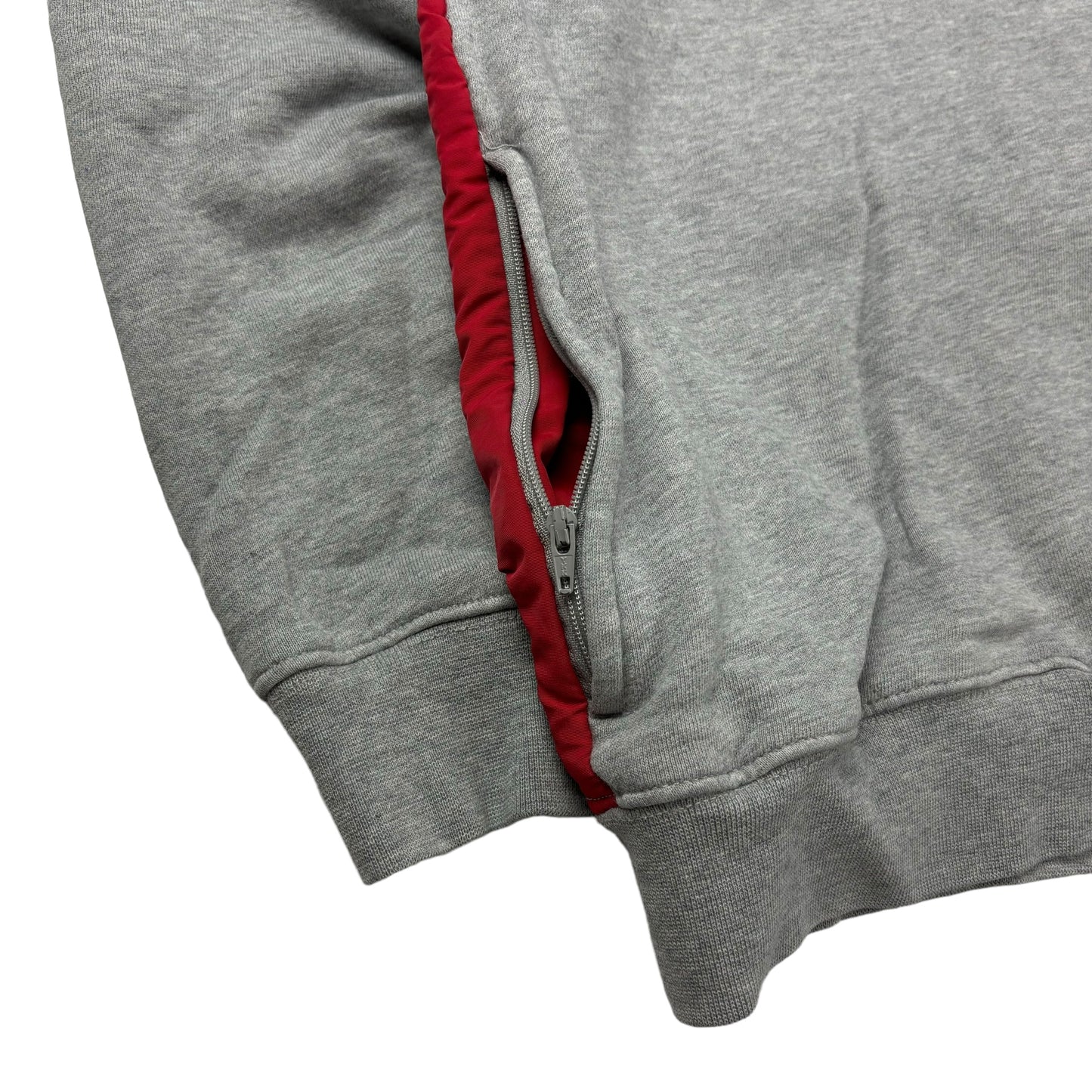 Stussy grey spellout pullover sweatshirt