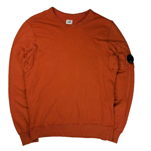 CP company orange pullover sweatshirt