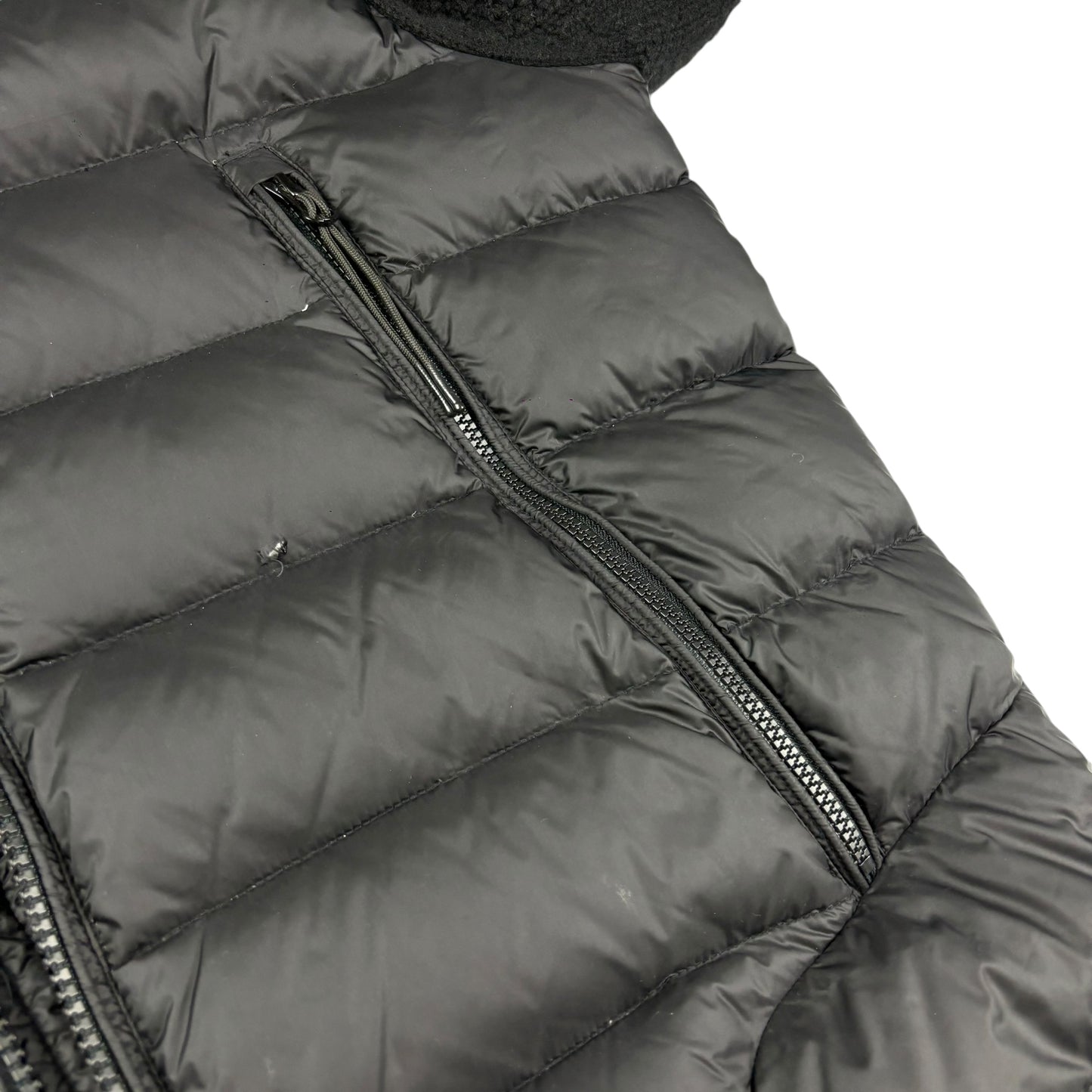 CP company down filled puffer merino wool goggle jacket