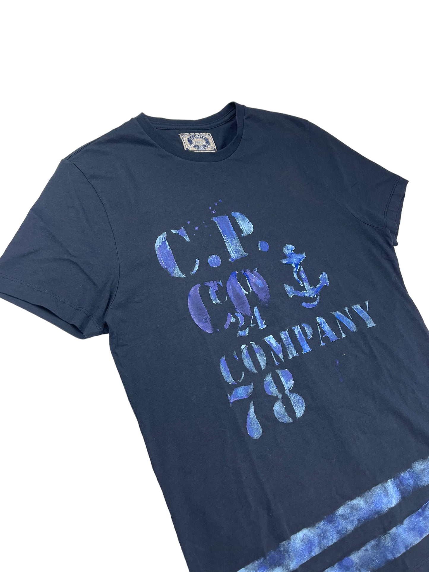 CP company navy graphic T shirt