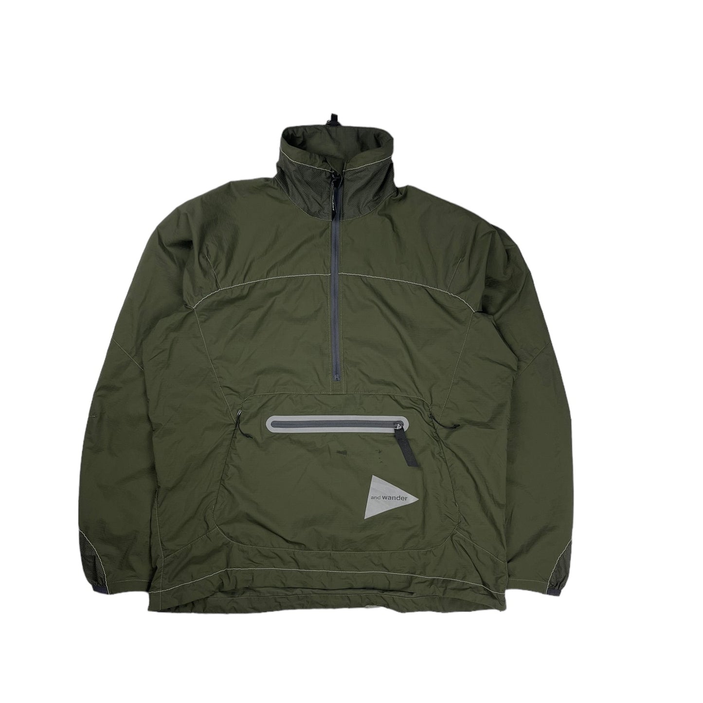 And wander half zip weave pullover jacket