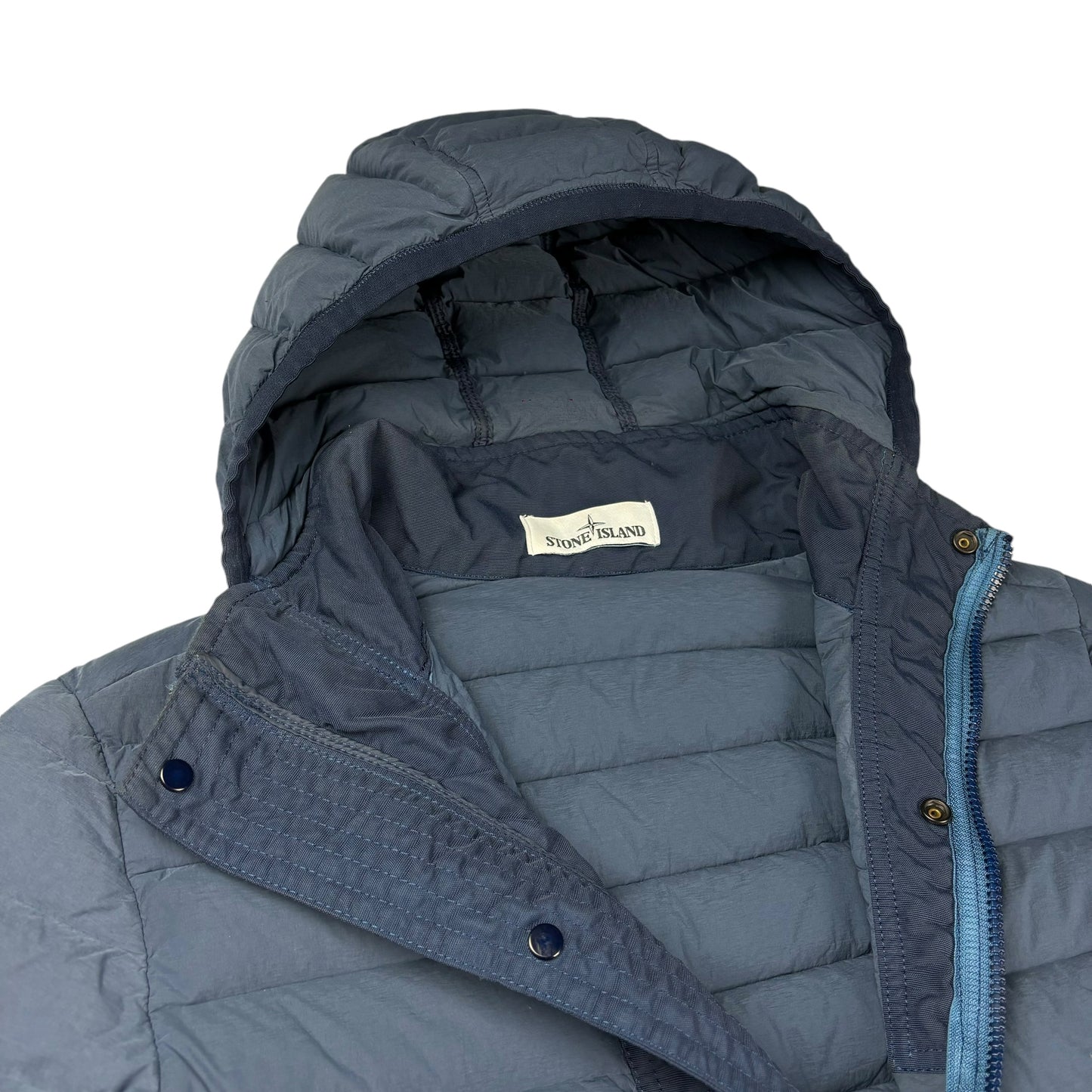 Stone island loom woven down chambers stretch nylon tc down jacket