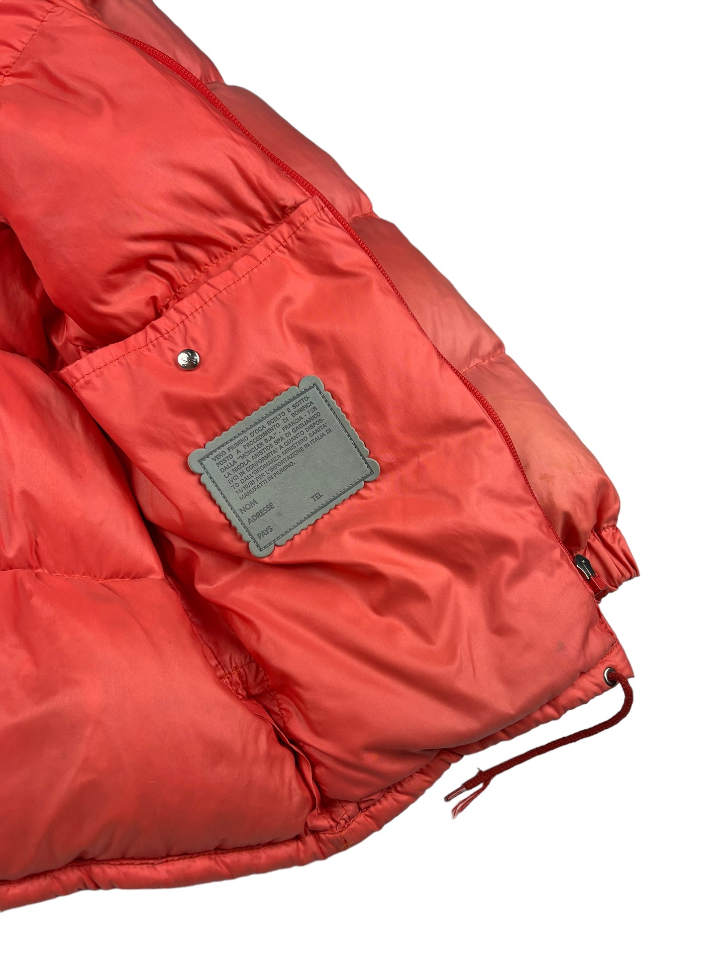 Moncler 80s grenoble down puffer jacket with removable arms