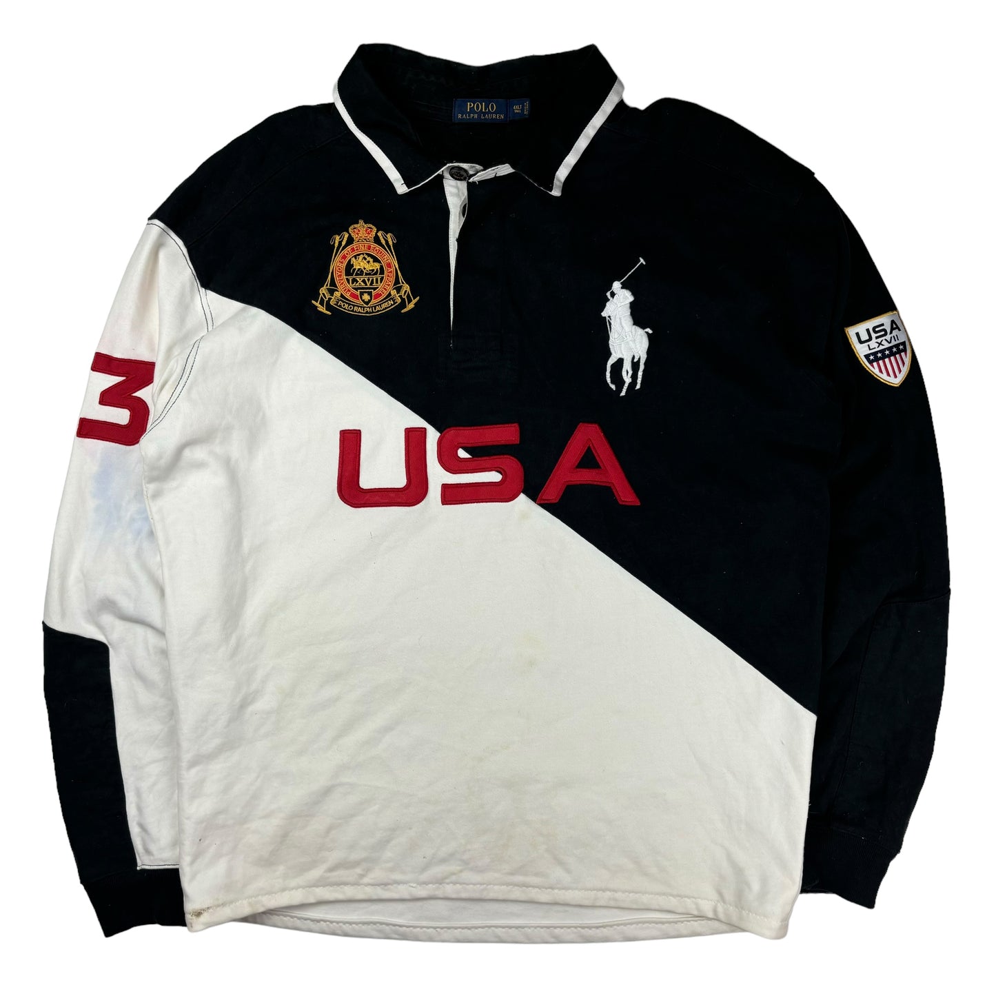 Ralph Lauren big pony ‘Chief Keef style’ Long sleeve polo shirt