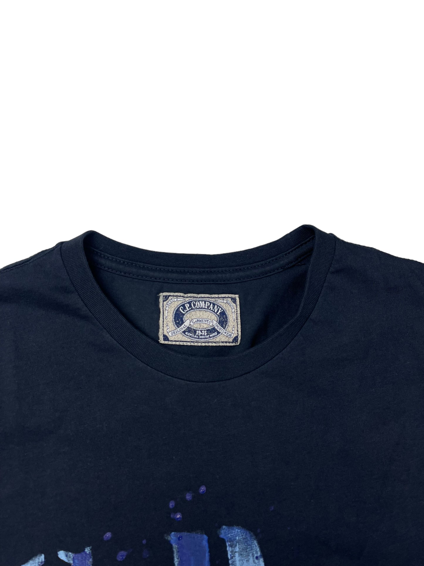 CP company navy graphic T shirt