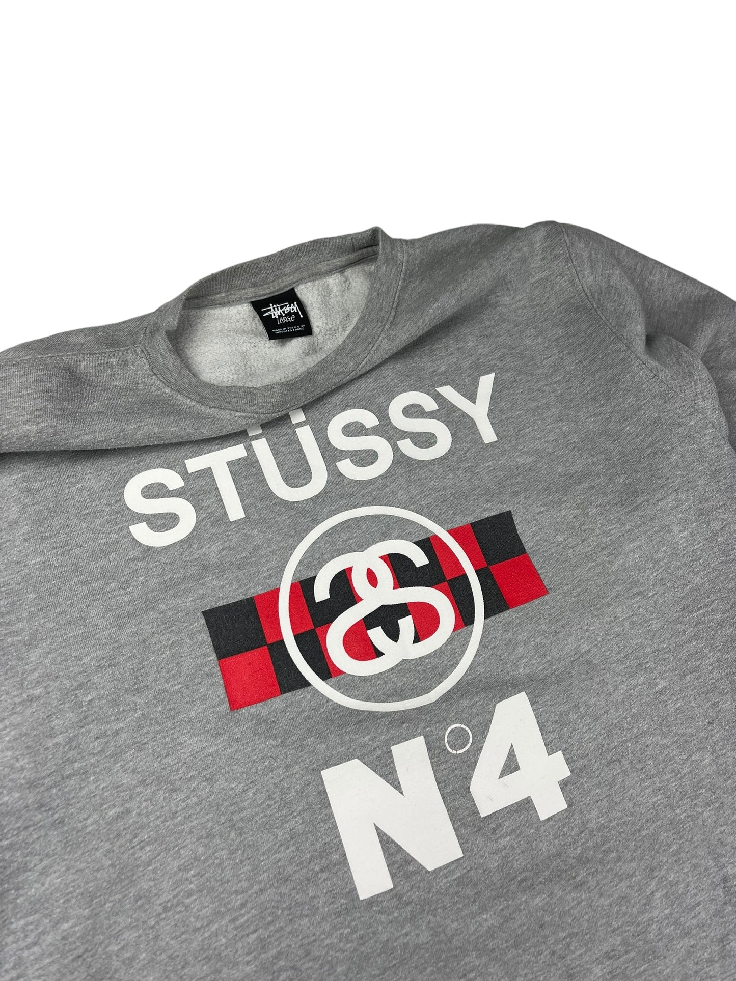 Stussy grey pullover sweatshirt