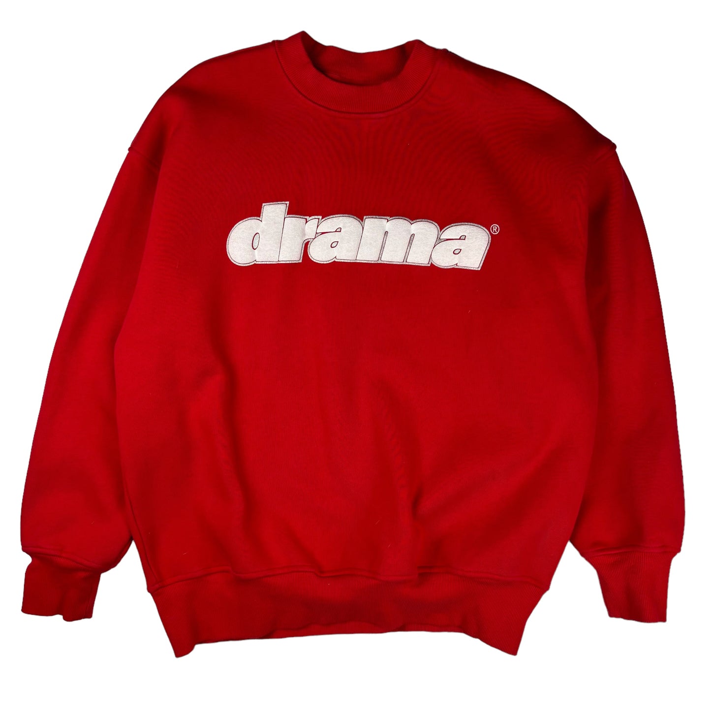 Drama call red spellout sweatshirt