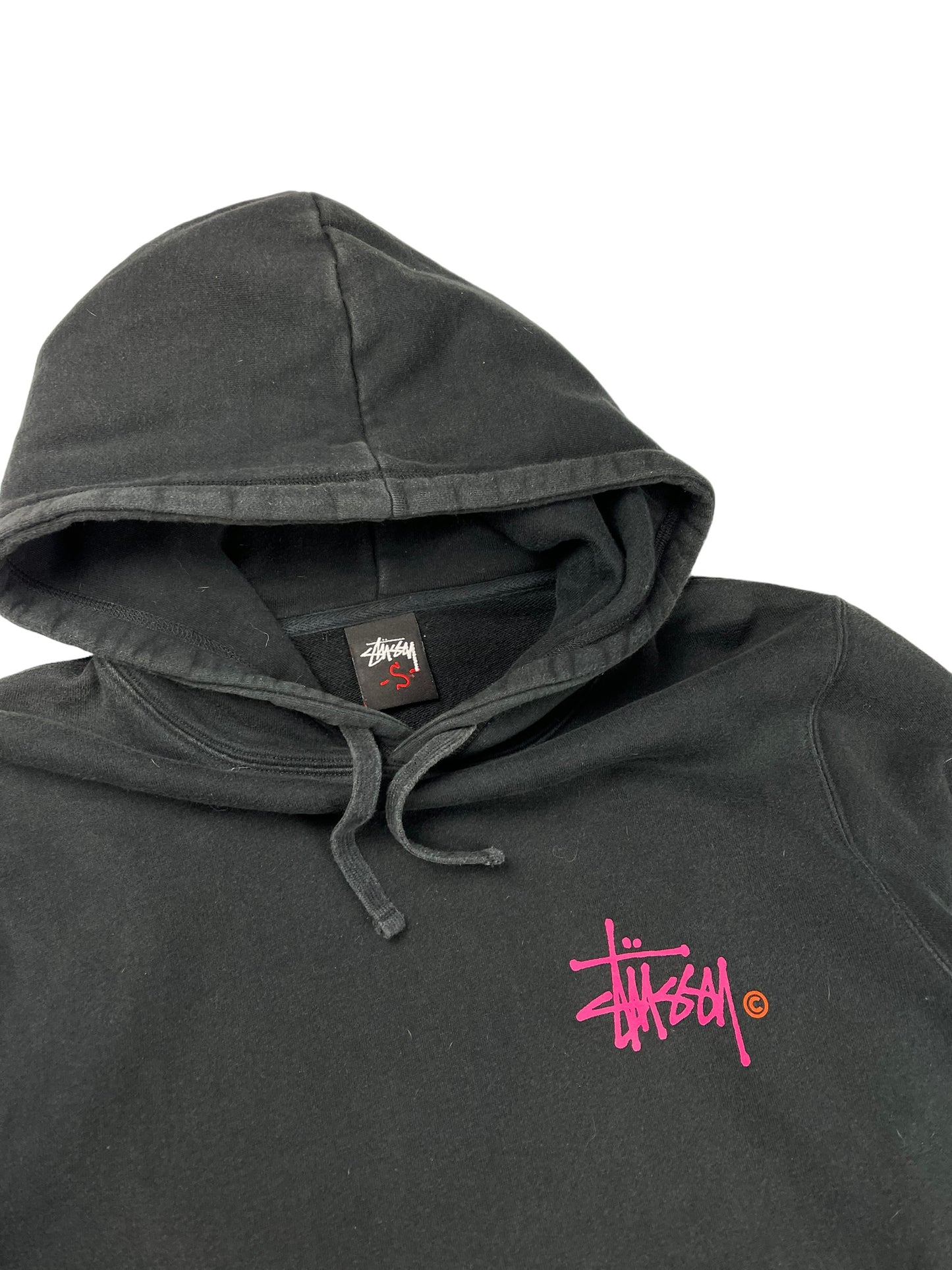 Stussy spellout thick pullover hoodie