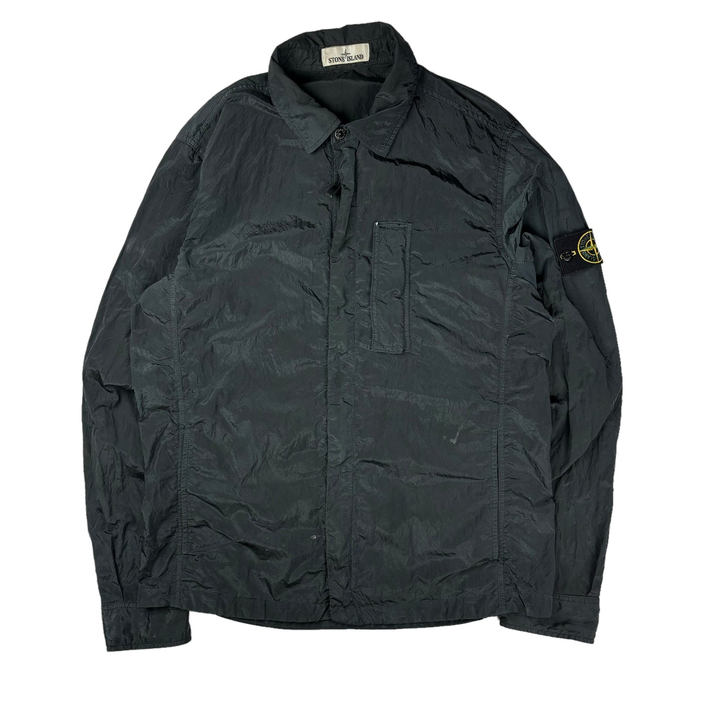 Stone island nylon metal shimmer overshirt jacket