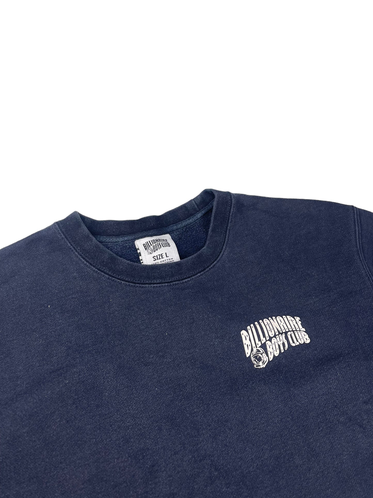 Billionaire boys club navy pullover sweatshirt