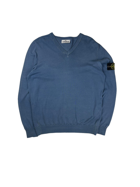 Stone island V neck pullover sweatshirt