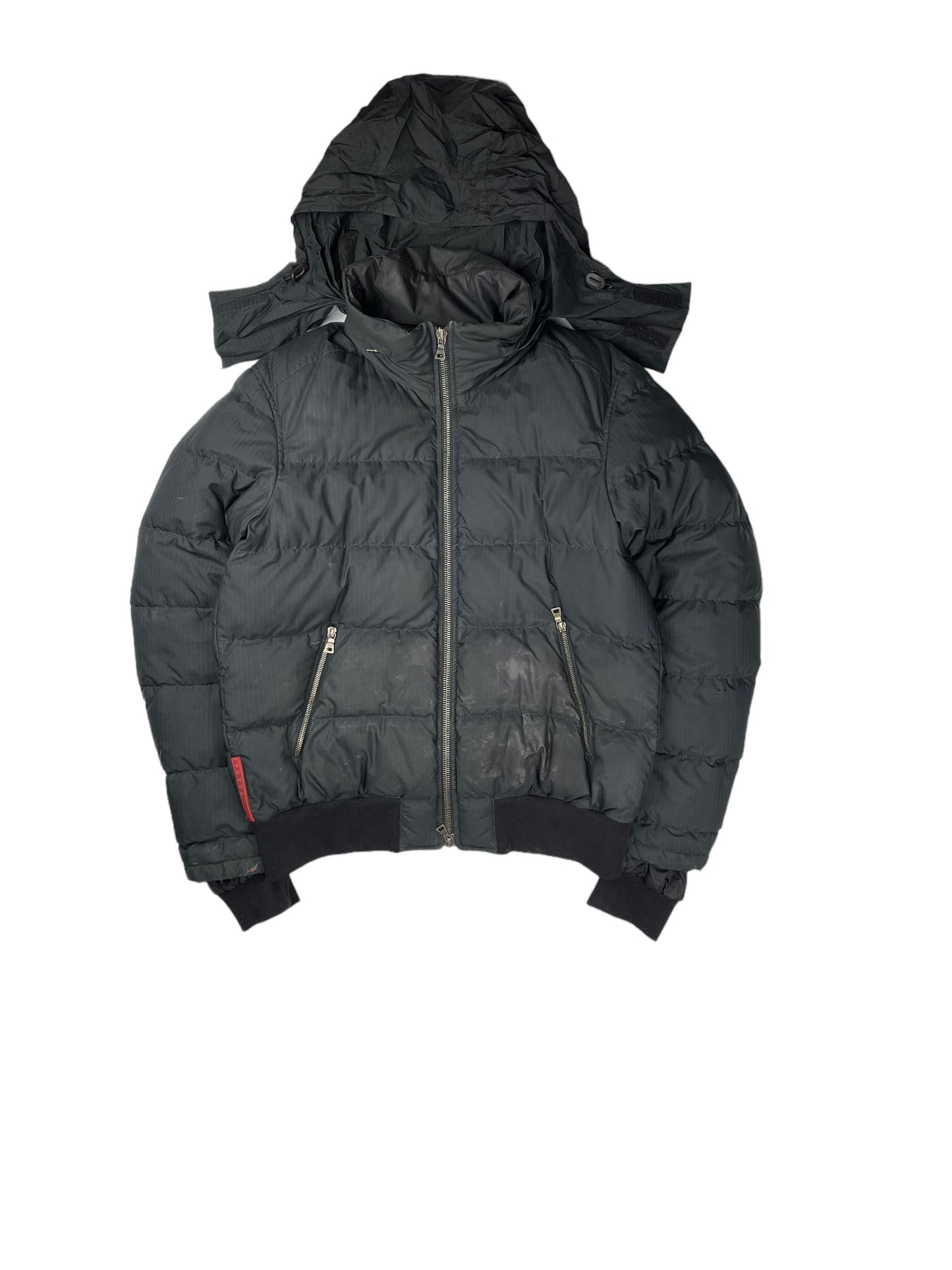 Prada black down puffer jacket