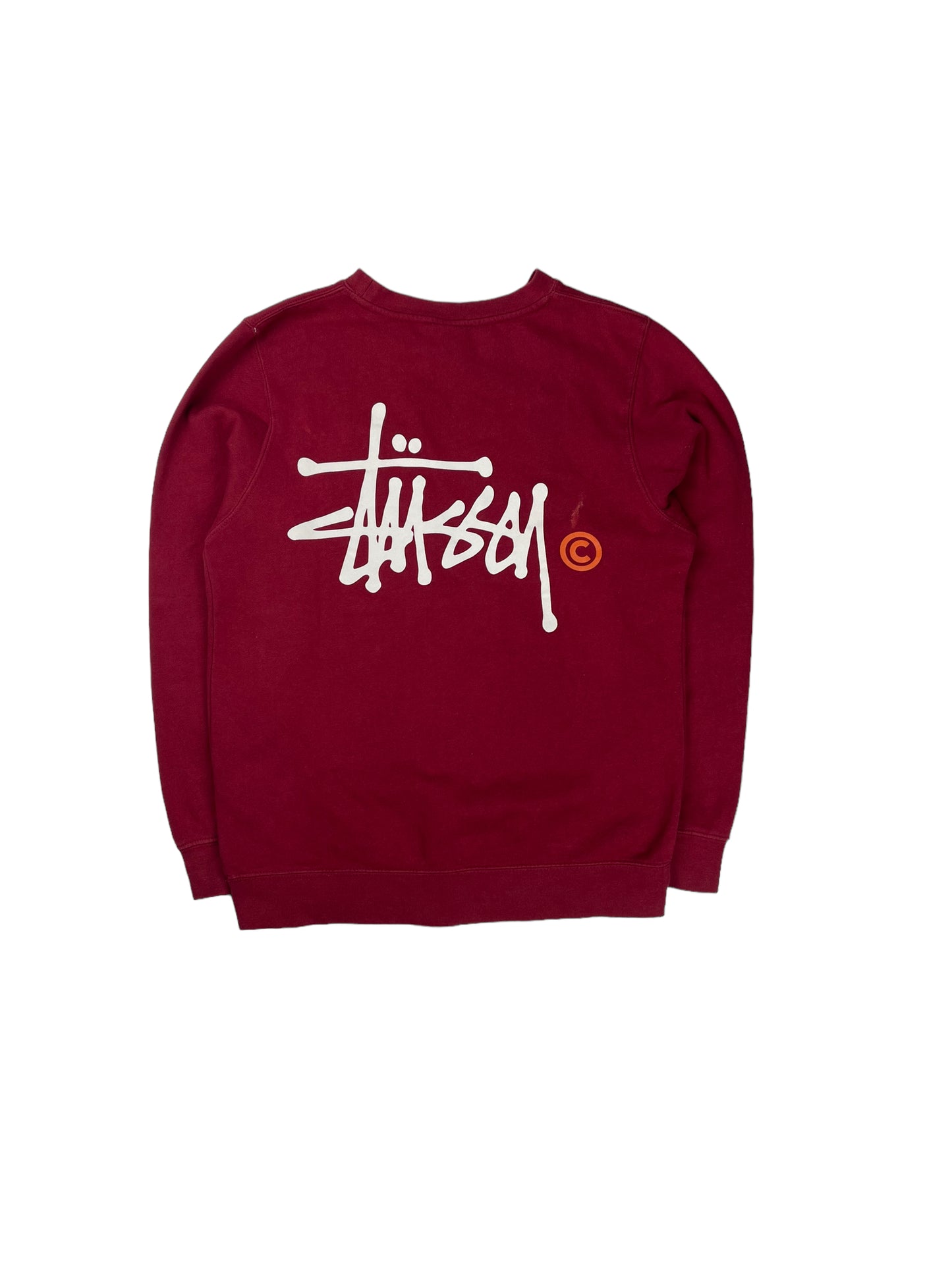 Stussy spellout pullover sweatshirt