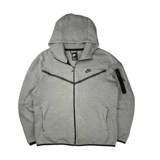 Nike tech fleece grey zip up hoodie