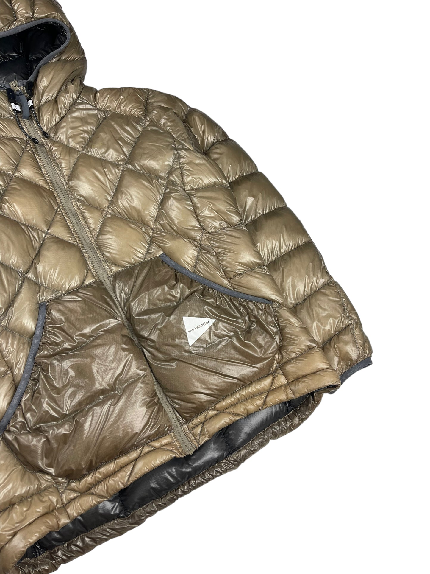 And wander diamond stitch down puffer jacket