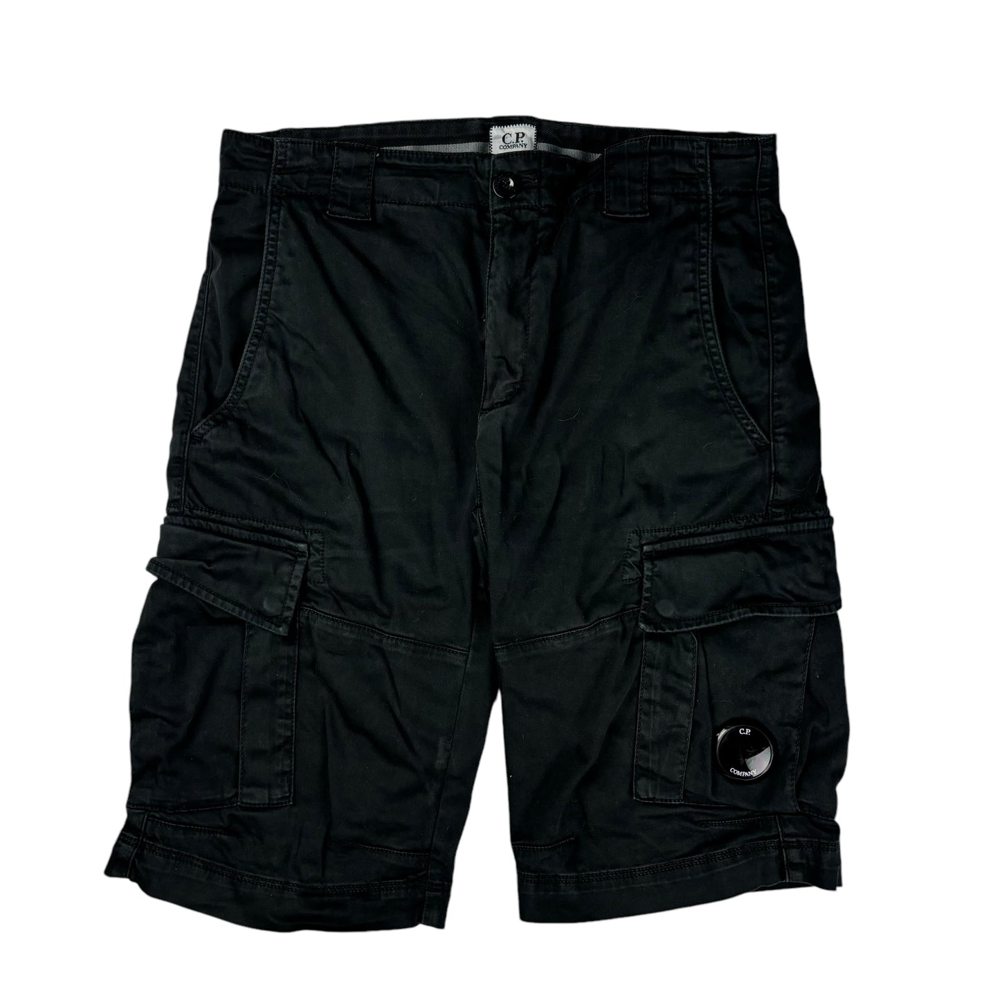 CP company black cargo shorts