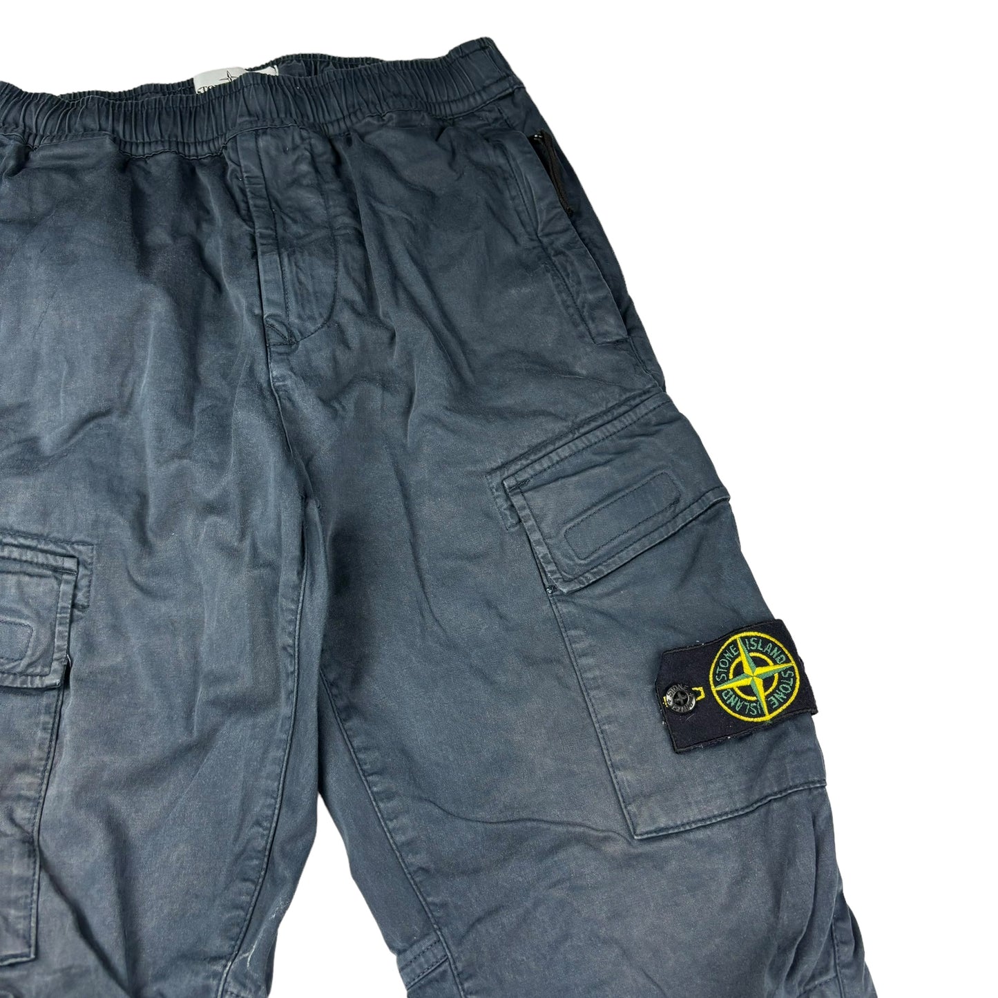 Stone island navy cargo trousers