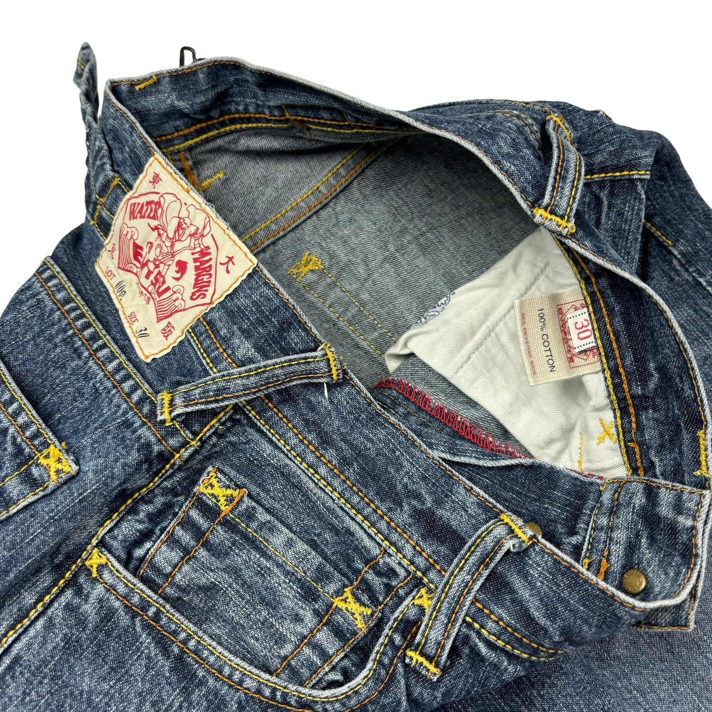 Evisu stitch daicock denim jeans