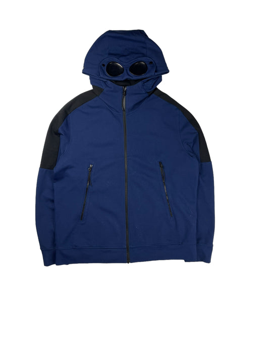 CP company T track zip up goggle hoodie