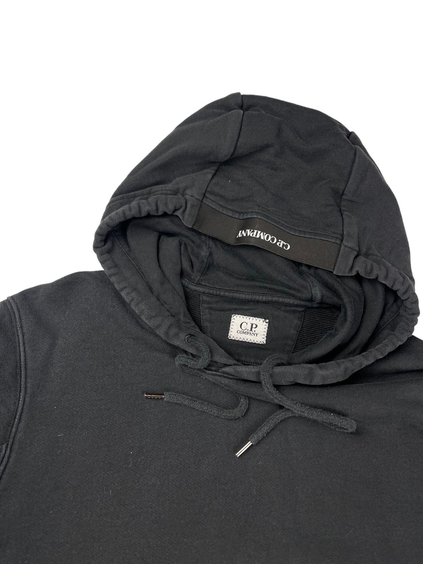 CP company black pullover hoodie