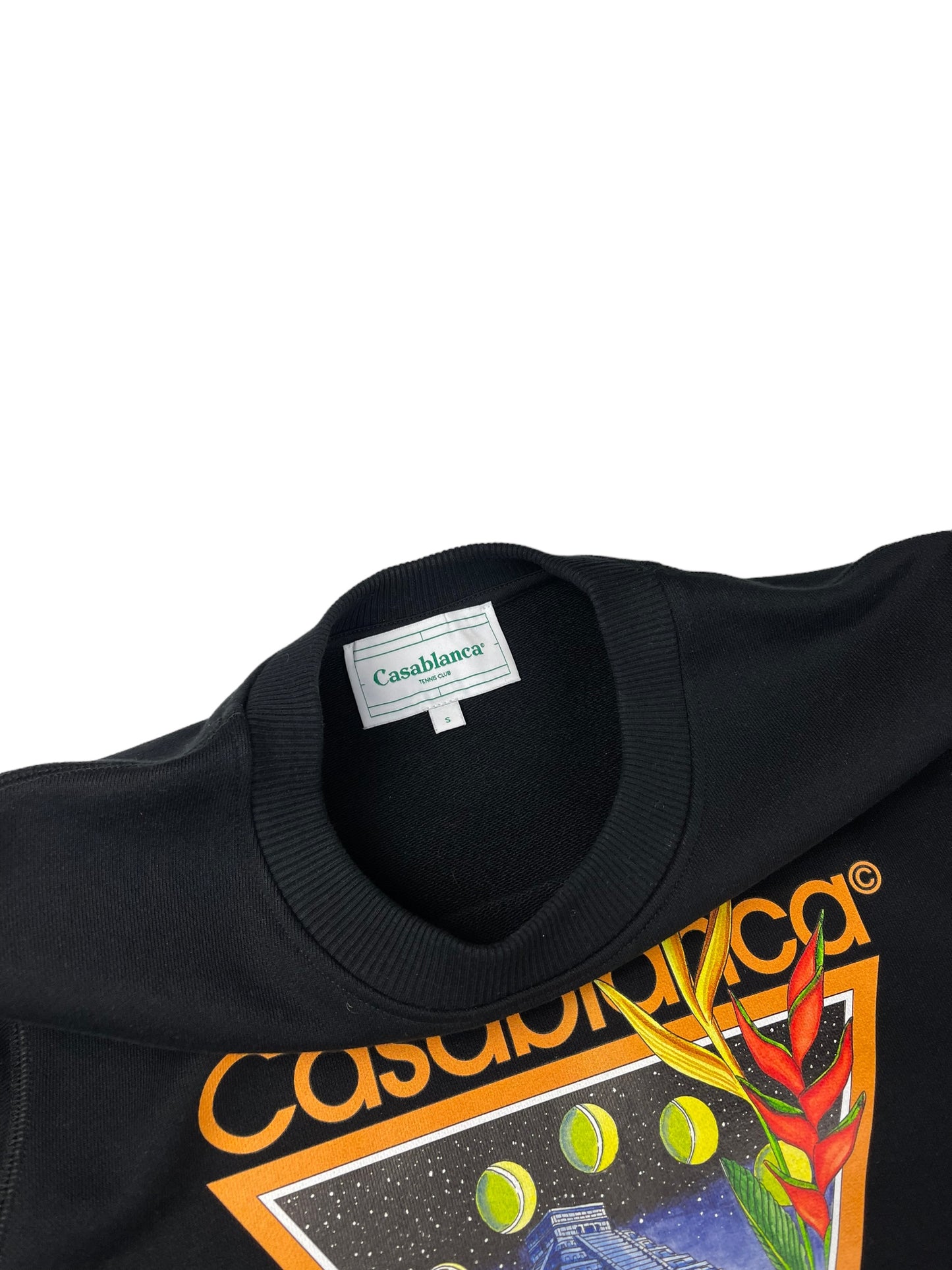 Casablanca tennis club pullover sweatshirt