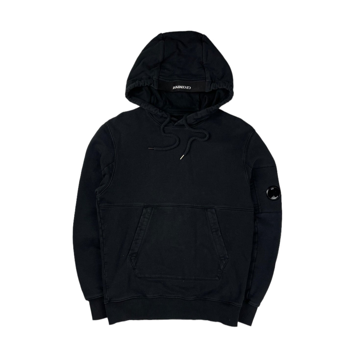 CP company black pullover hoodie