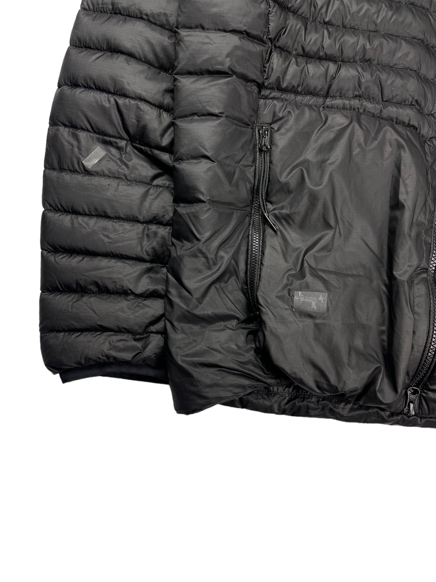 CP company black DD shell hooded down jacket