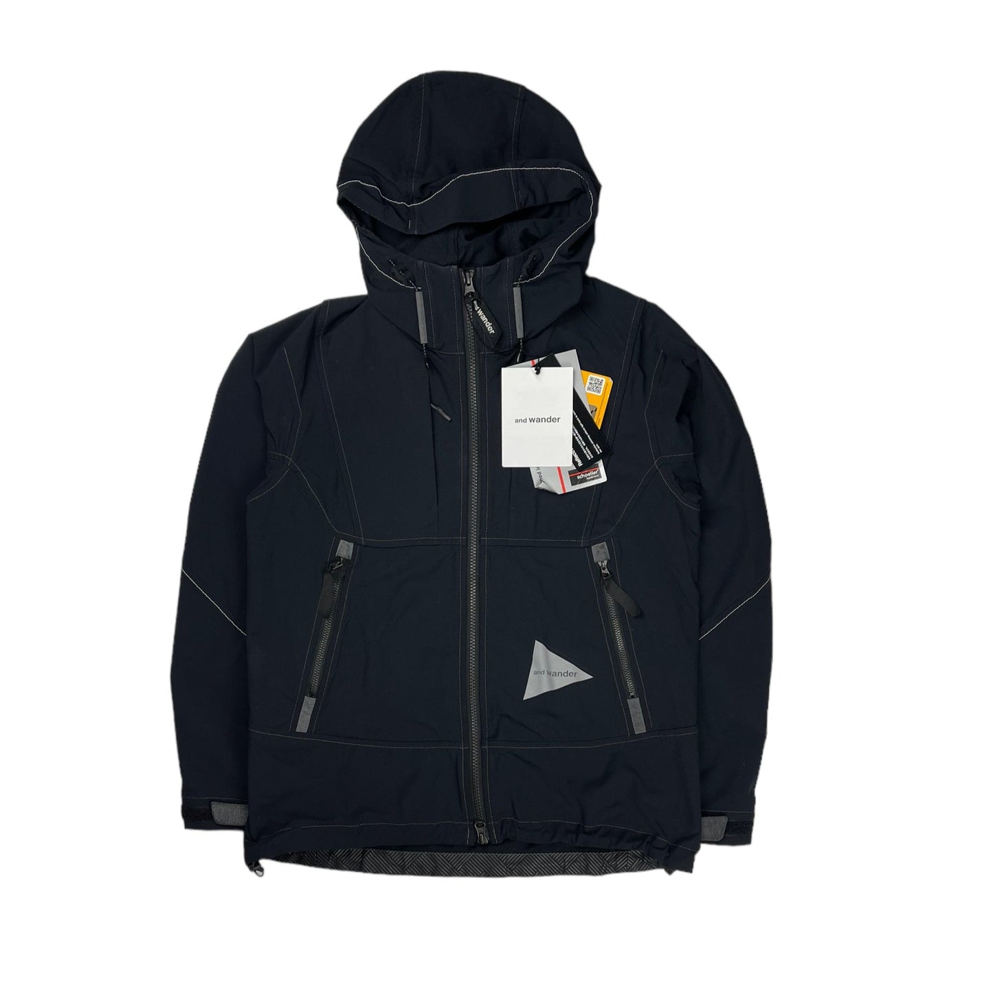 And wander navy Schoeller 3XDRY jacket