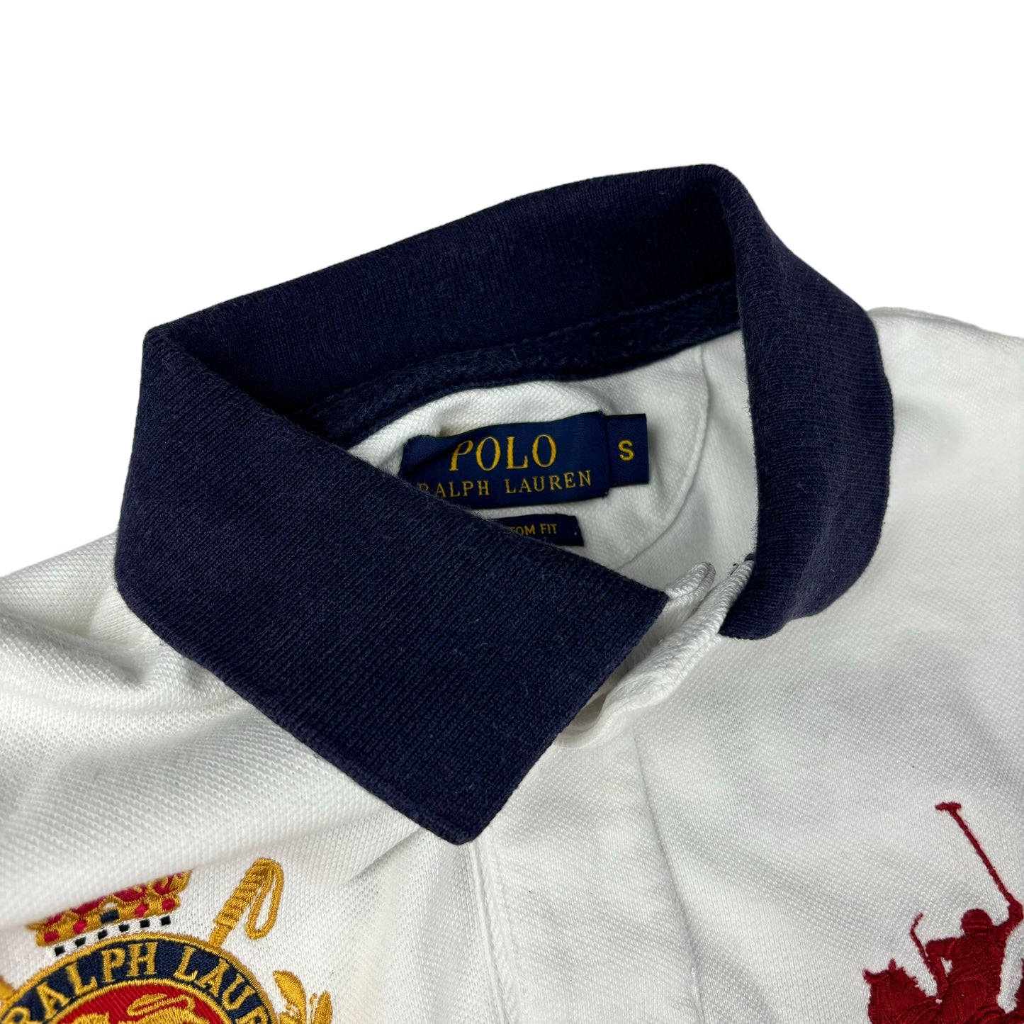 Ralph Lauren big pony ‘chief Keef style’ white polo shirt