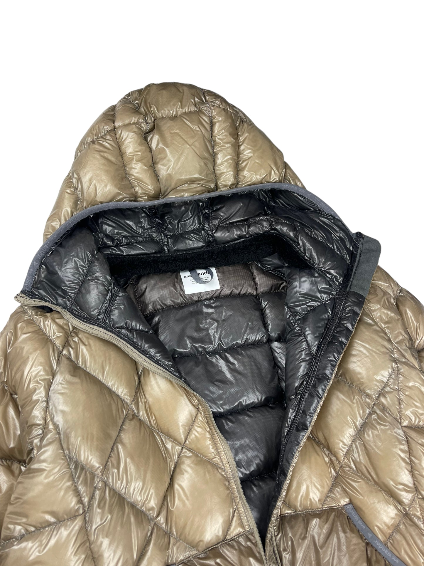 And wander diamond stitch down puffer jacket