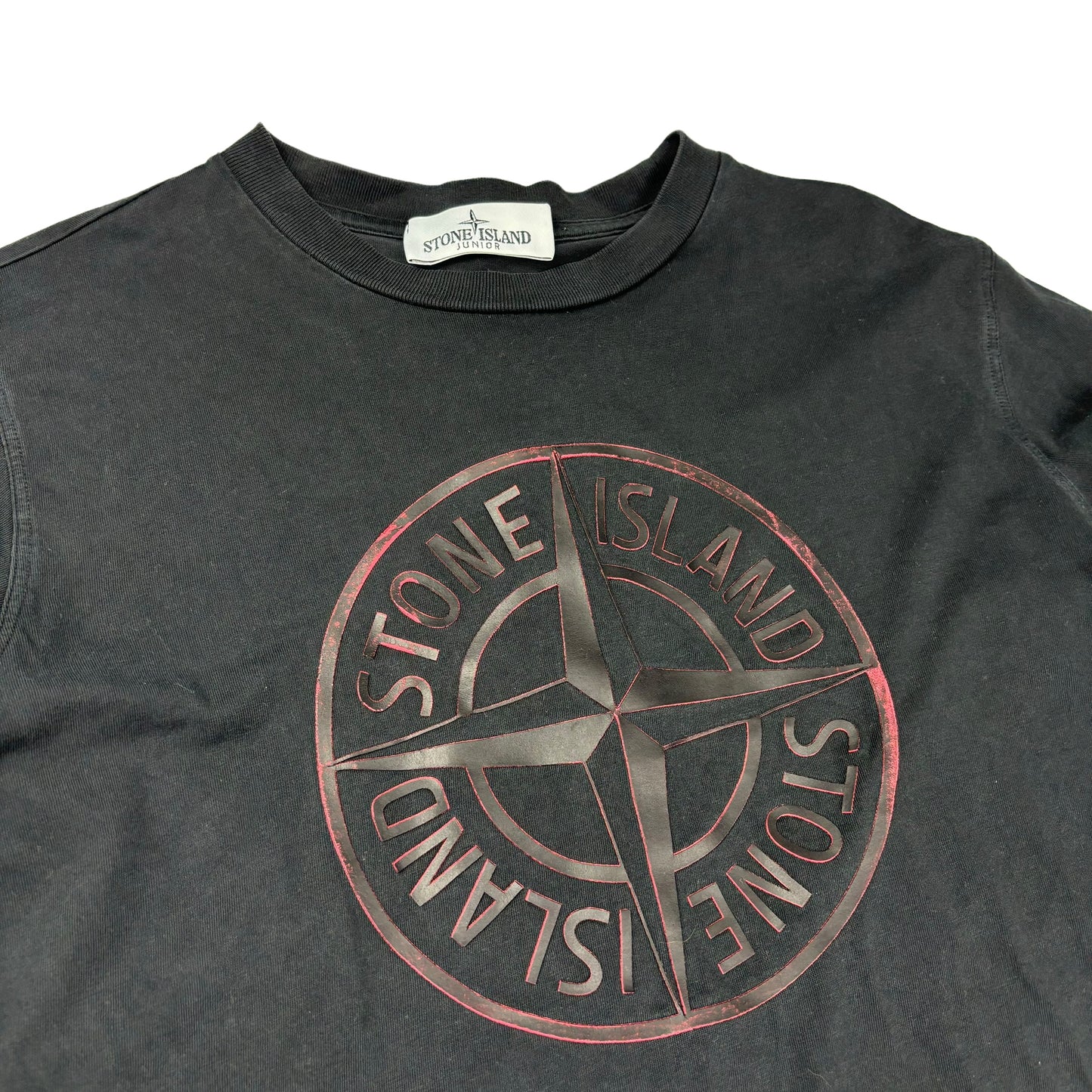 Stone island black long sleeve T shirt