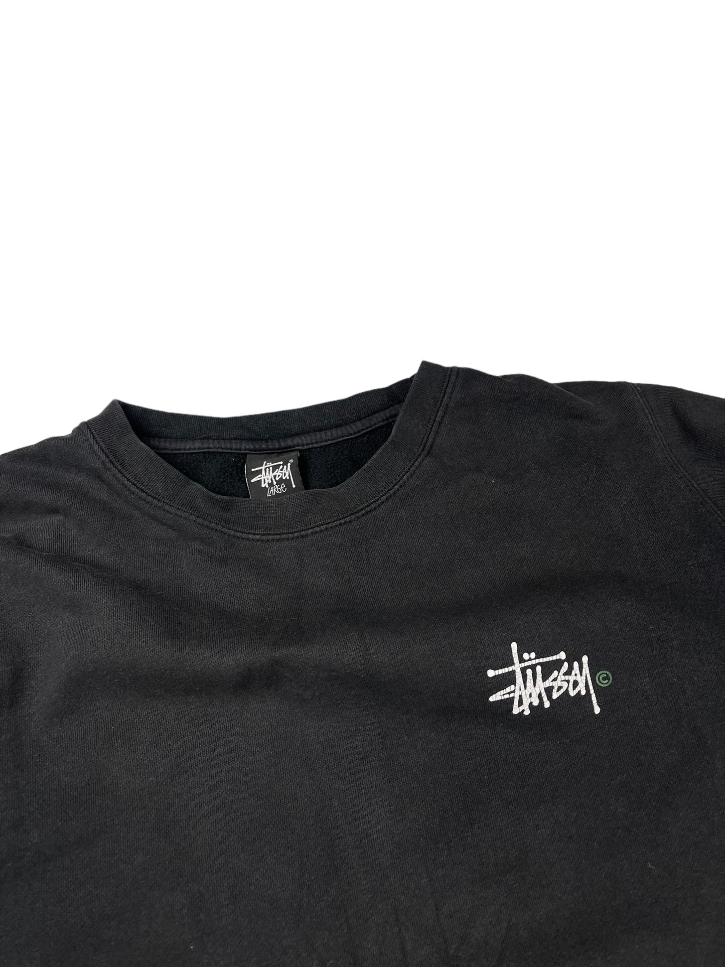 Stussy spellout pullover sweatshirt