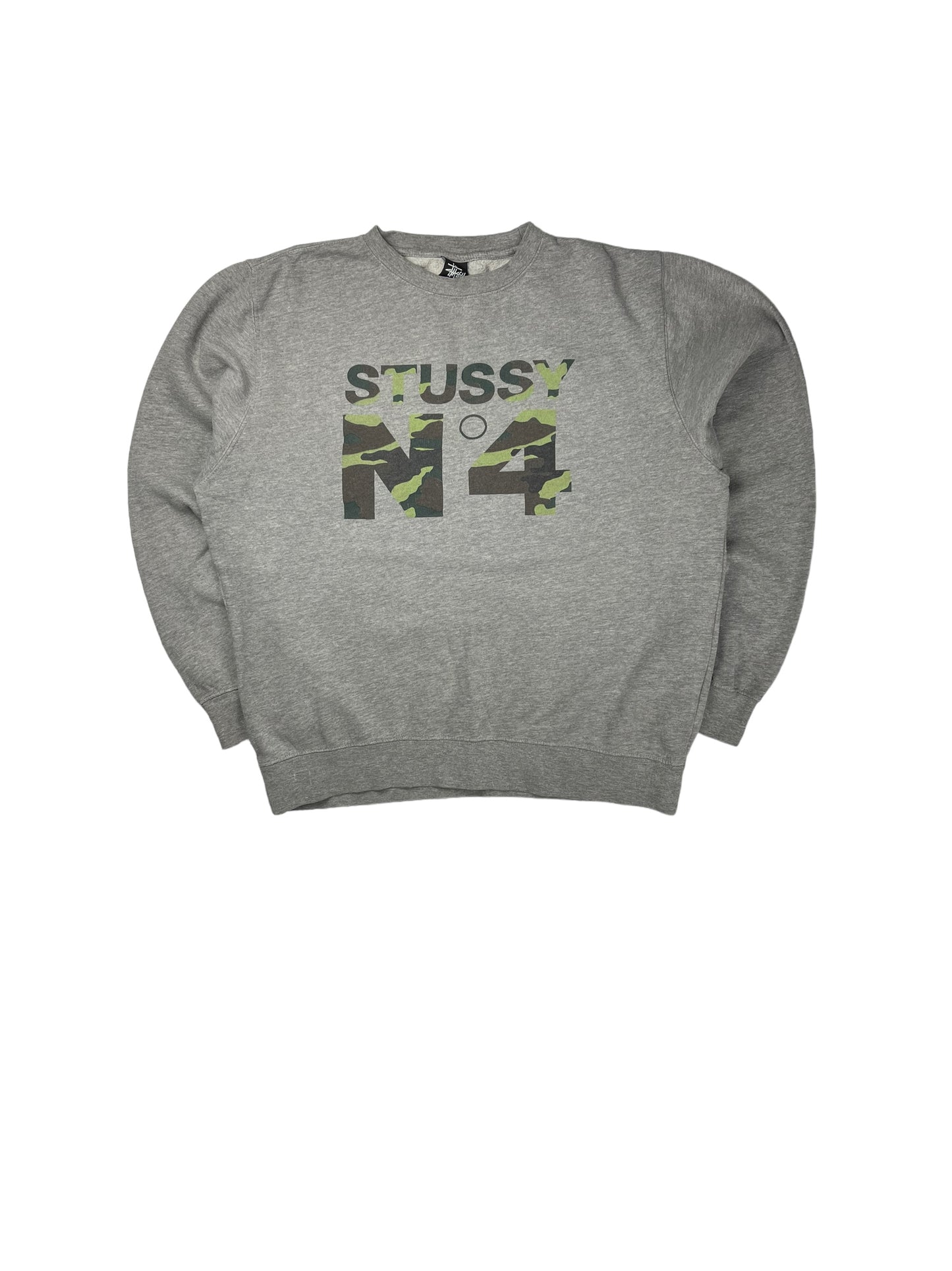 Stussy grey pullover sweatshirt