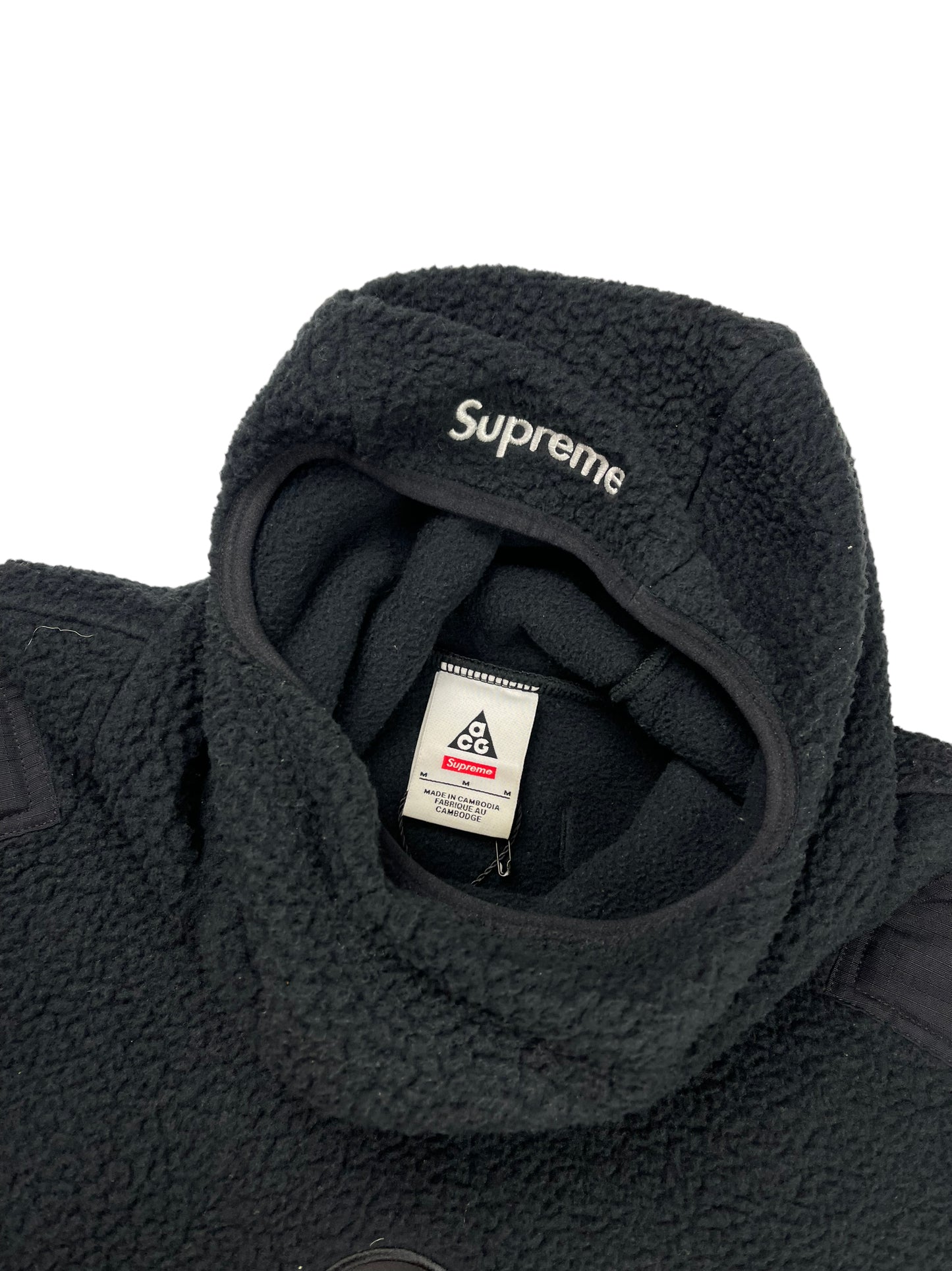 Nike ACG x Supreme Fleece thick pullover hoodie