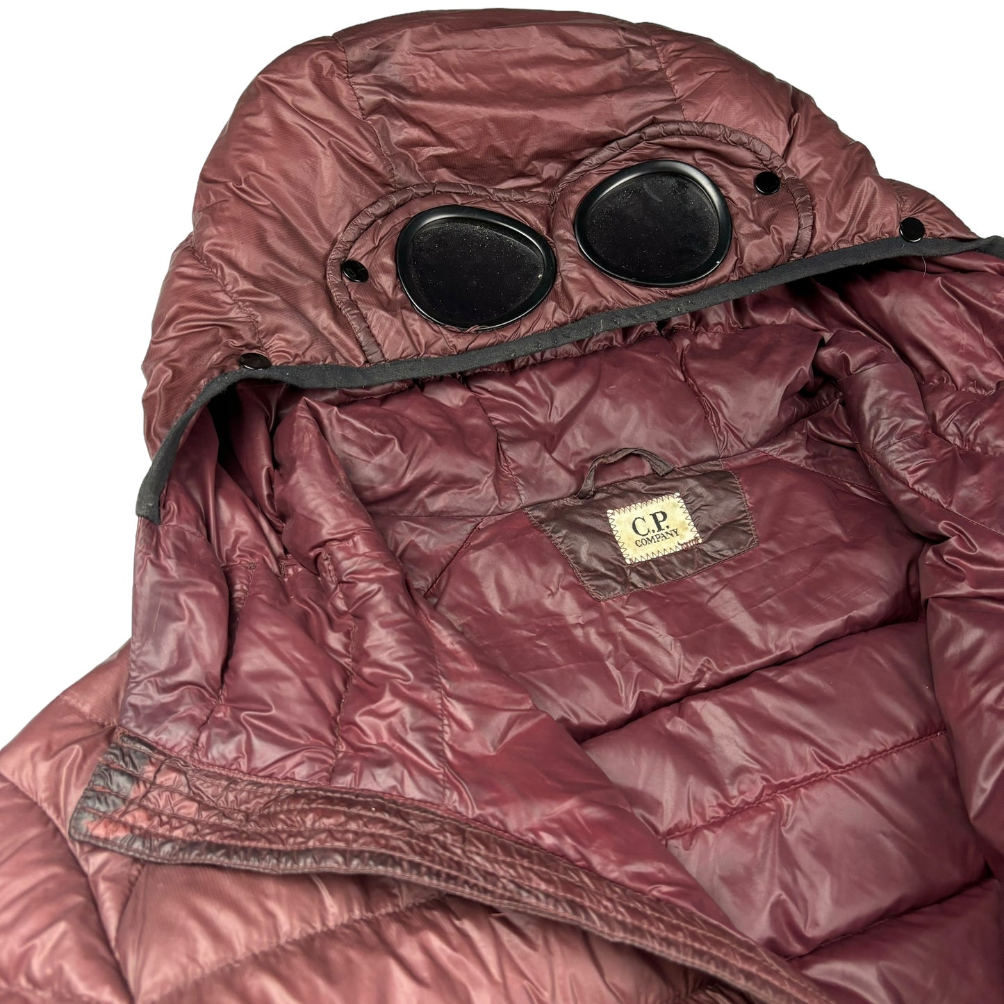 CP company DD shell goggle down puffer jacket