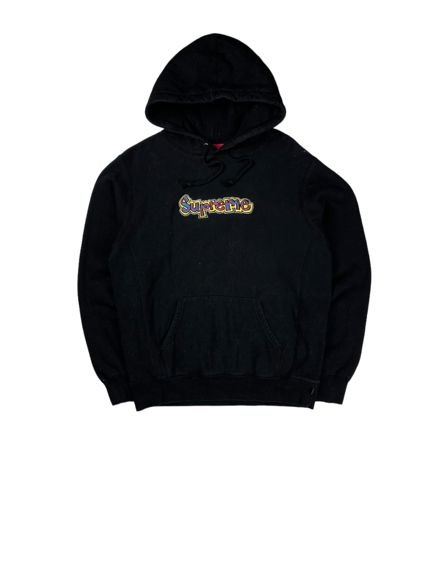 Supreme Gonz logo black pullover hoodie