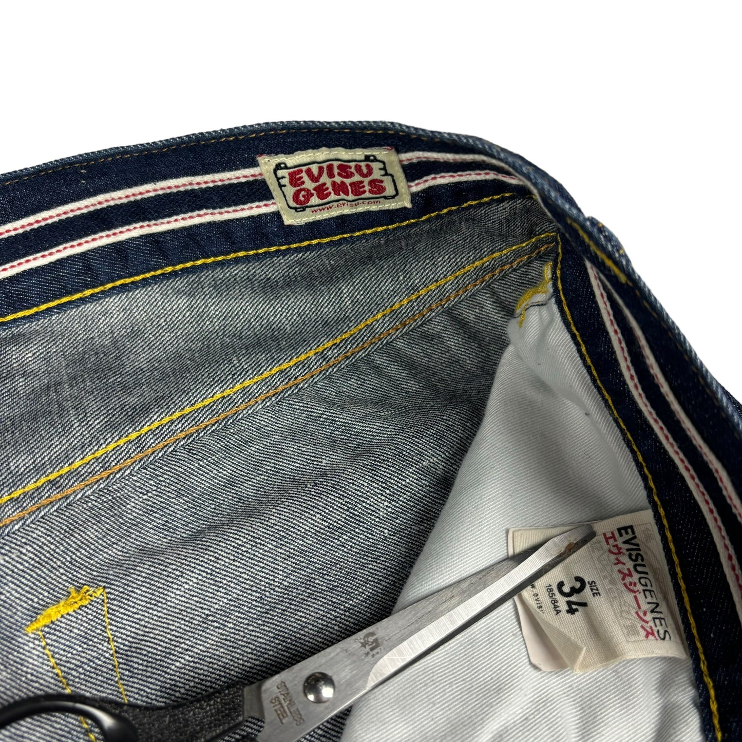 Evisu daicock selvedge denim jeans