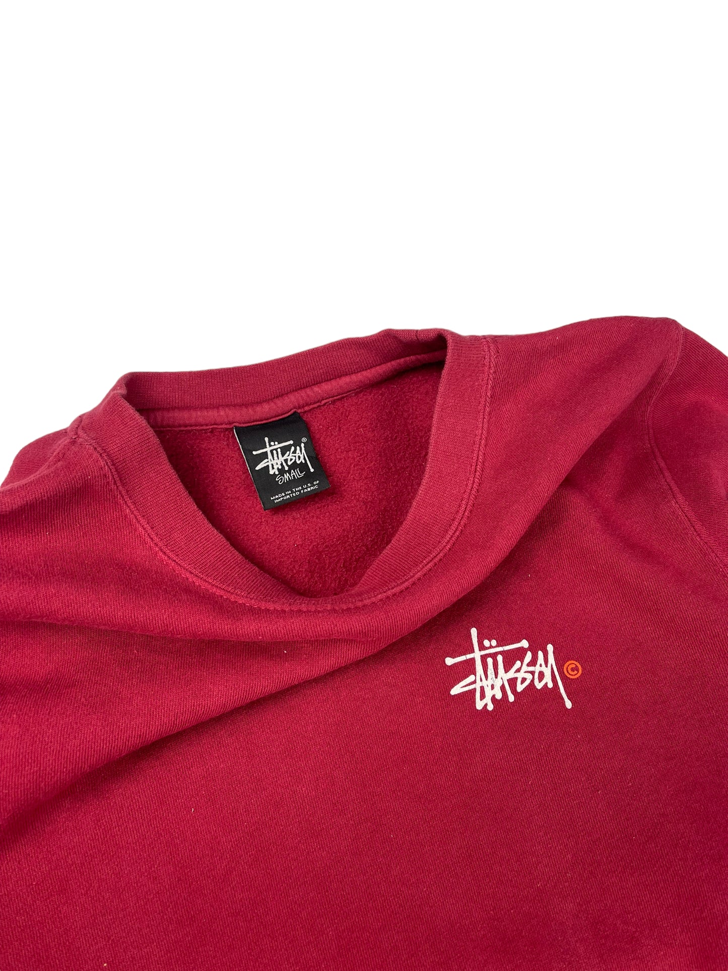 Stussy spellout pullover sweatshirt