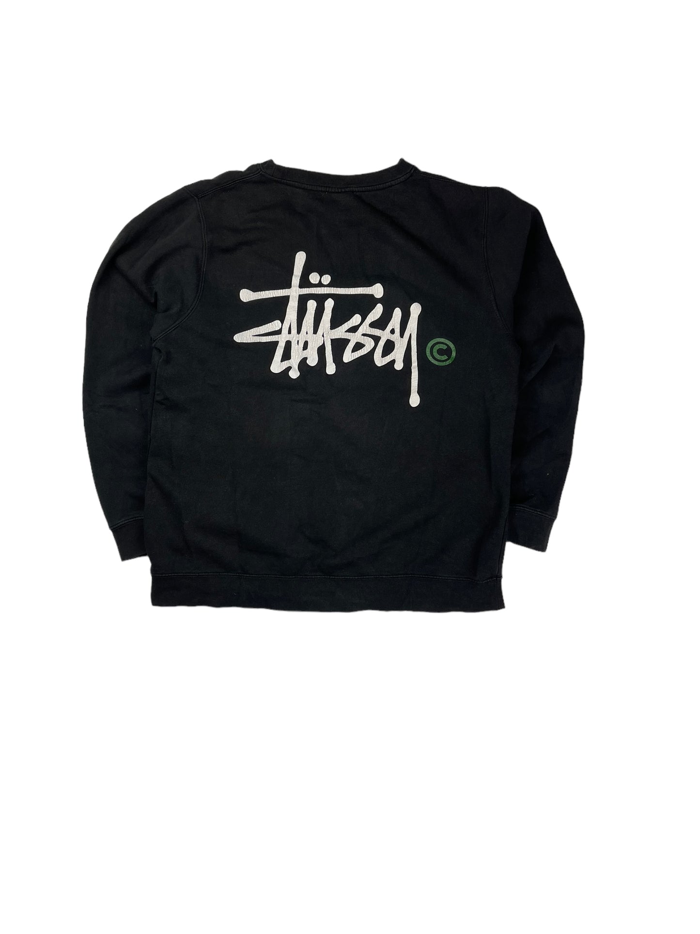 Stussy spellout pullover sweatshirt