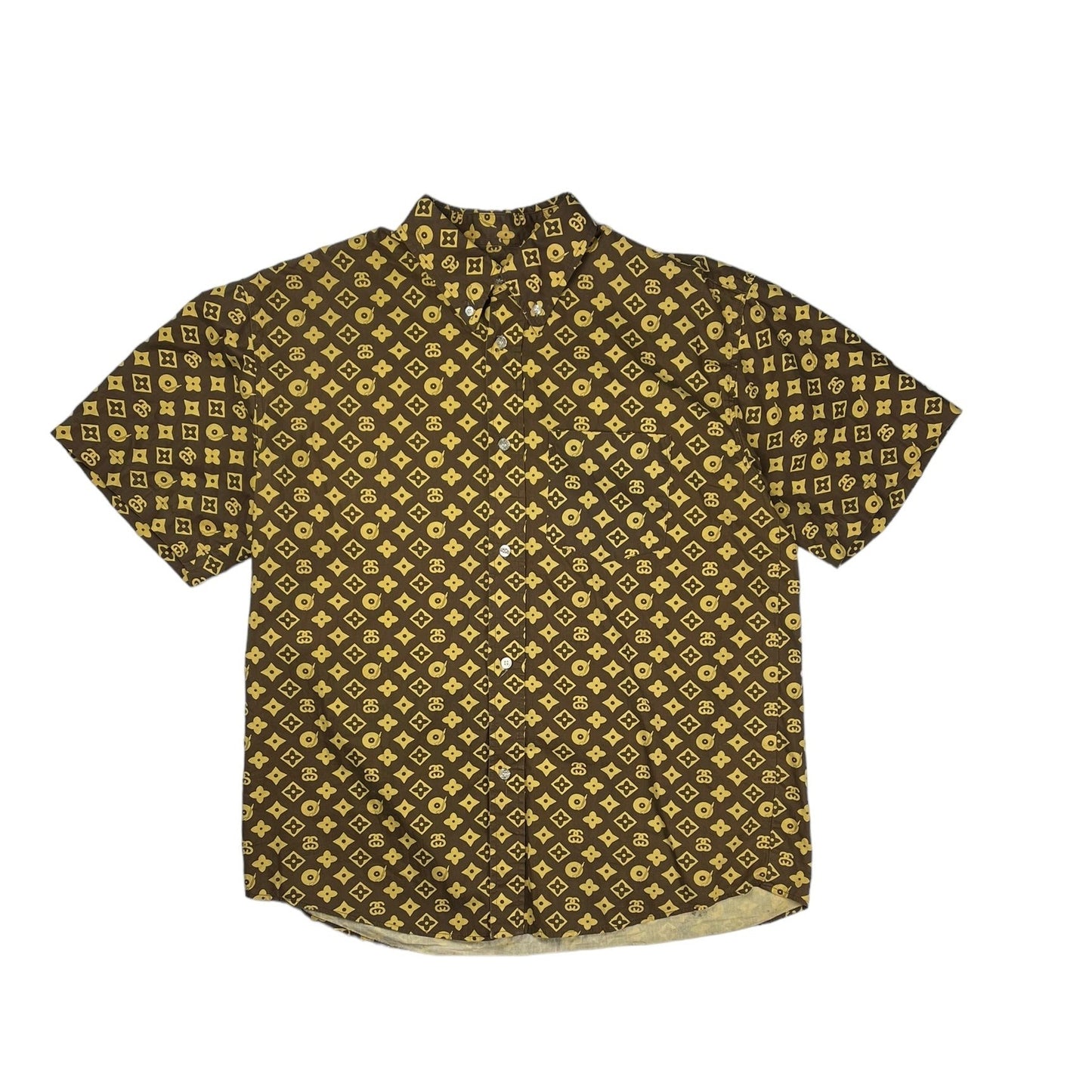 Stussy ‘Louis Vuitton’ Monogram button up shirt